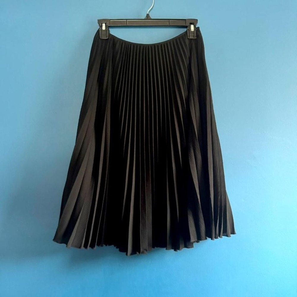 Moschino Cheap&Chic Black Pleated Skirt Women's Size XS Made In Italy Whimsygoth